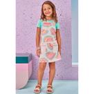 Conjunto Salopete Moletom Linho + Blusa Canelada Menina Kukiê