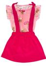 Conjunto Salopete Saia Menina Conjunto Salopete Saia Menina
