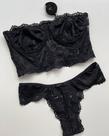 Conjunto Samanta Preto LINGERIE