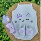 Conjunto Sandália Tiara Com Body Alcinha Bebe Menina Roupa Verão Estampado Mesversário