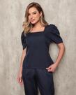 Conjunto Scrub Feminino Eloise Azul Marinho