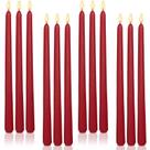 Conjunto sem fumaça Candle LPUSA Burgundy Taper 12" sem perfume 12