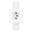 Conjunto Sem Placa Tomada 20A 1336 - Fame Blanc