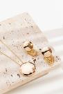 Conjunto Semijoia ouro 18k Colar + Brinco Esfera Conjunto Semijoia ouro 18k Colar + Brinco Esfera