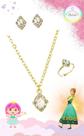Conjunto Semijoias Princesas. (Colar, Binco e Anel) - Ana