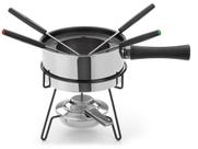 Conjunto Serviço Fondue Aço Inox Para Carne Mont Blanc Forma