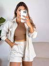 Conjunto Short + Camisa Linho