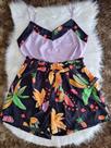 Conjunto short e blusa colorido tamanho G3 Conjunto short e blusa colorido tamanho G3