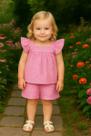 Conjunto Short e Blusa Infantil De Calor Menina - Elian Cor:Modelo 04Tamanho:03