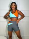 Conjunto short Labelly - Grafite