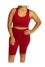 Conjunto Short Longo + top Fitness Academia