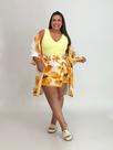 Conjunto Short Saia e Kimono Crepinho Plus Size - REF.9338