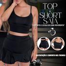 Conjunto Short Saia e Top Suplex Fitiness - Fits Life