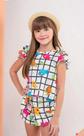 Conjunto short saia peixinhos