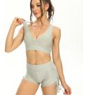 Conjunto Short+Top De Academia Fitness Ajuste Lateral Empina Bumbum