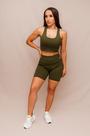 Conjunto Shorts Bolso + Top Decote U Confort - Exercito Conjunto Shorts Bolso + Top Decote U Confort - Exercito