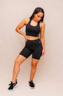 Conjunto Shorts Bolso + Top Decote U Confort - Preto - HNR