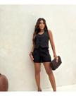 Conjunto Shorts Com Colete Em Alfaiataria Social Elegante