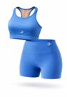 Conjunto Shorts Curto + Top Meia Lua Poliamida Summer Pro Petroleo