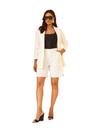 Conjunto Shorts E Blazer Duplo Sentido 370036 G Off White