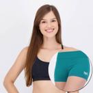 Conjunto Shorts e Top Everlast Basics Feminino Verde e Preto