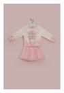 Conjunto Shorts Menina Rosa Petit Cherie