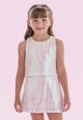 Conjunto Shorts Saia Festa Infantil Off Petit Cherie