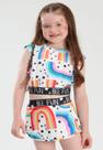 Conjunto Shots Saia Menina Estampado MYLU