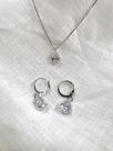 Conjunto Snowdrop - Banhado a Ródio Conjunto Snowdrop - Banhado a Ródio
