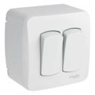 Conjunto Sobrepor 2 Interruptor Simples - Dexson
