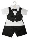 Conjunto Social Infantil Bebê Menino RN a 05 meses Batizado Casamento Formatura com Gravata