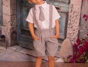 Conjunto social infantil C/ suspensório menino Conjunto social infantil C/ suspensório menino