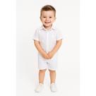Conjunto social infantil menino camisa e bermuda evento
