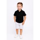 Conjunto social infantil menino camisa e bermuda evento