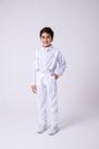 Conjunto Social Infantil Meninos Miss Cherry com Suspensório Branco