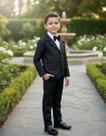 Conjunto Social Infantil Pajem Batizado Jorge Terno Preto