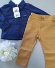 Conjunto social longo bebe masc. Conjunto social longo bebe masc.