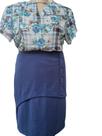 Conjunto Social Midi Plus Size Saia e Blusa Kauly Moda Evangelica Lindo