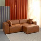 Conjunto Sofá 220cm e Puff 80cm Baobá CabeCasa MadeiraOriginals