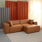 Conjunto Sofá 260cm e Puff 100cm Baobá CabeCasa MadeiraOriginals