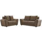 Conjunto Sofá Estofado Arte Cúbica AC238.4200 Firenze 2/3 Lugares D26