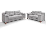 Conjunto Sofá Living Ibiza 2 e 3 L Luxo Aveludado Sala Casa Imperial Conjunto Sofá Living Ibiza 2 e 3 L Luxo Aveludado Sala Casa Imperial
