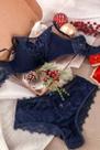 Conjunto sofisticado sutiã e calcinha strappy nuit (tam gg) lindelucy