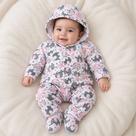 Conjunto Soft Capuz Estampado Para Bebês Infantil Inverno Roupa de Frio Menino Menina Conjunto Soft Capuz Estampado Para Bebês Infantil Inverno Roupa de Frio Menino Menina