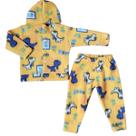 Conjunto SOFT Com Capuz Estampado para Bebê Roupa Inverno