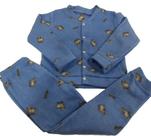 Conjunto Soft Inverno Menino Tam 4 6 8 Infantil Pijama Frio