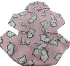 Conjunto Soft Menina Inverno Infantil Tam 4 6 8 Capuz Frio