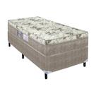 Conjunto Solteiro 088x188x53cm Floral Ortopédico C/Branco