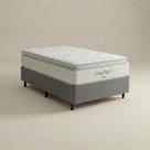 Conjunto Solteiro Box + Colchão Freedom Ortobom Espuma Viscoelástica 88x188