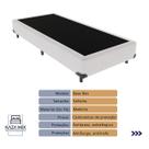 Conjunto Solteiro Colchão ISO Superpocket Ortobom e Base Branco Conjunto Solteiro Colchão ISO Superpocket Ortobom e Base Branco